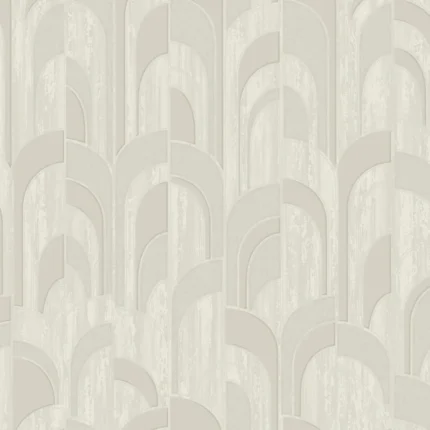 Beige Embossed Octagon Adawall Wallpaper 1209-1